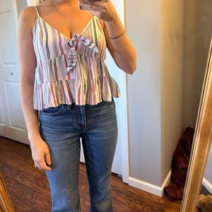 Jun & Ivy flowy crop